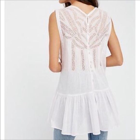 Free people white tunic Clearance